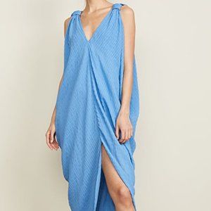 Hatch Maternity Amira Caftan in Ocean